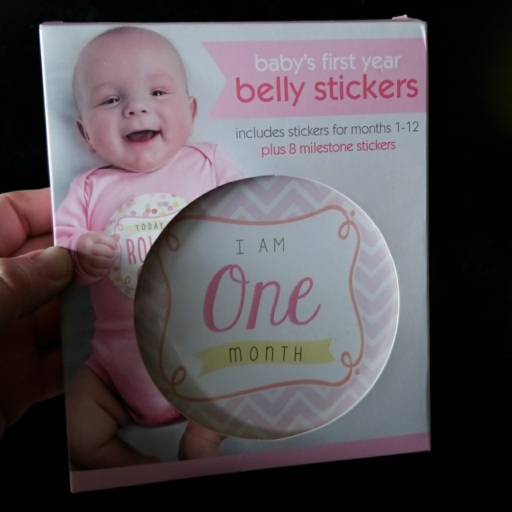 Baby's first year belly stickers